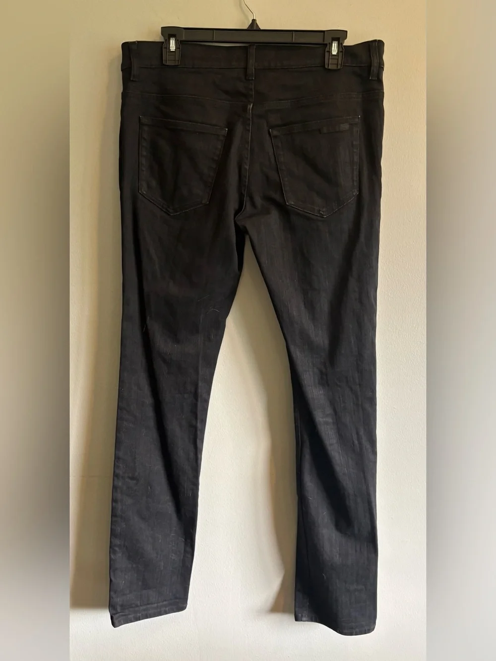 Prada Black Tight Fit Stretch Five Pocket Jeans Size 33/32